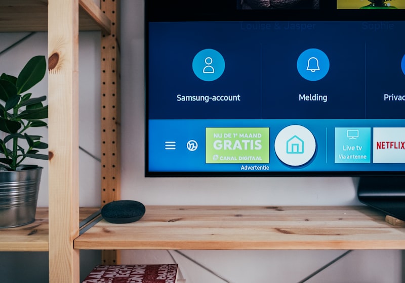 Television and streaming entertainment setup